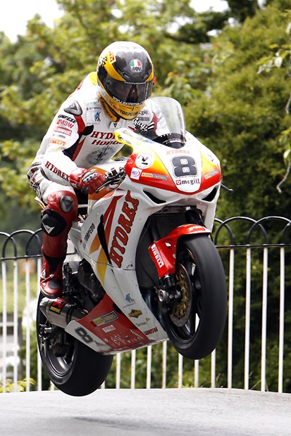 Guy Martin during the Pokerstars Senior TT (Glynne Lewis)